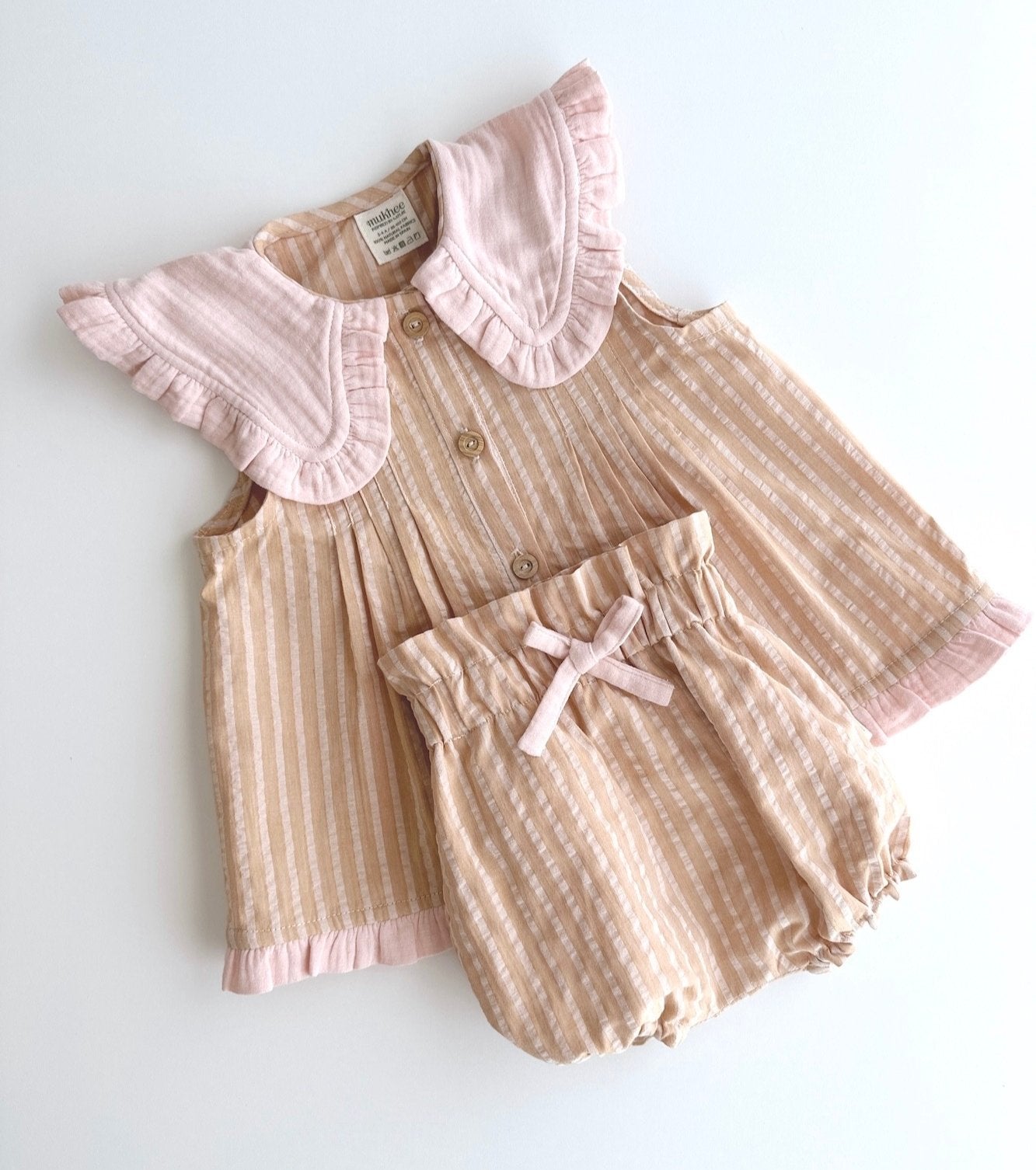 Blusa jaretas | Mahón | Melocotón