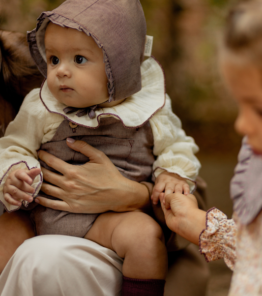 Ranita tirantes | Savia | Rayas Burdeos