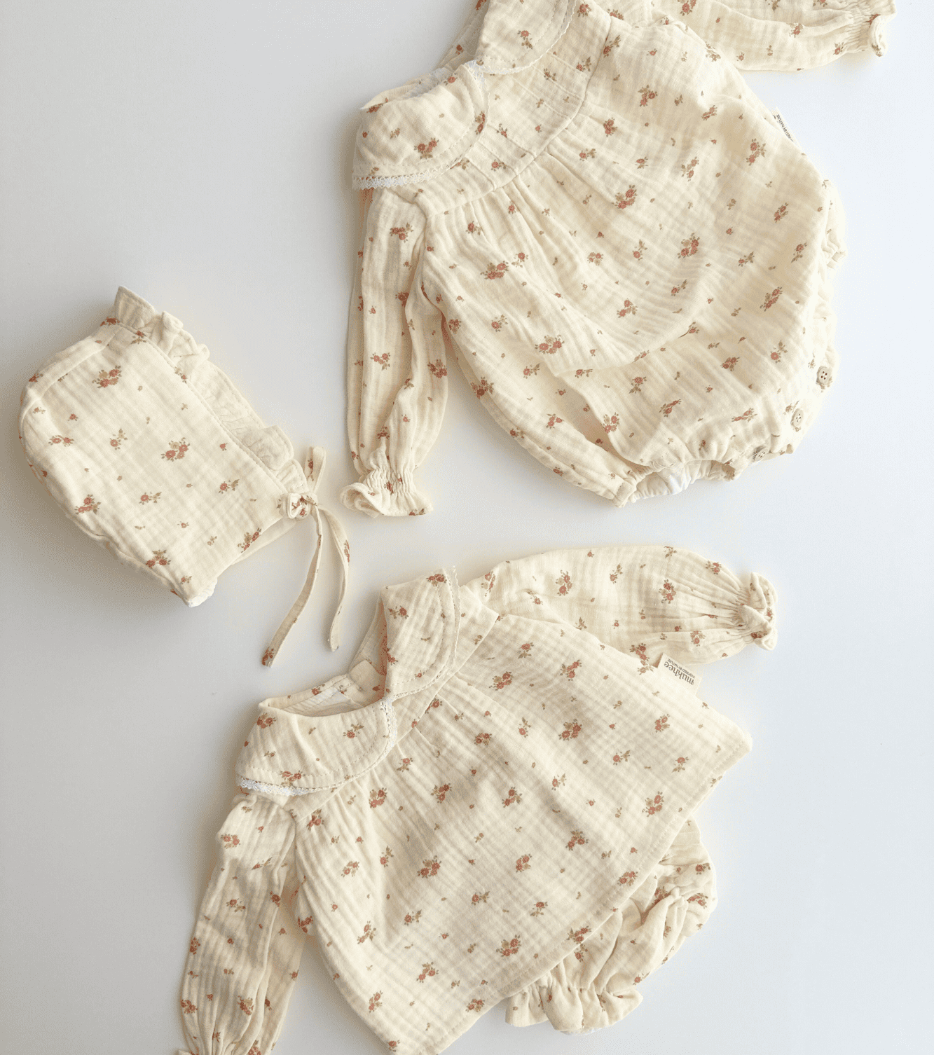 Capota volante | Bruma | Mini flores rosas