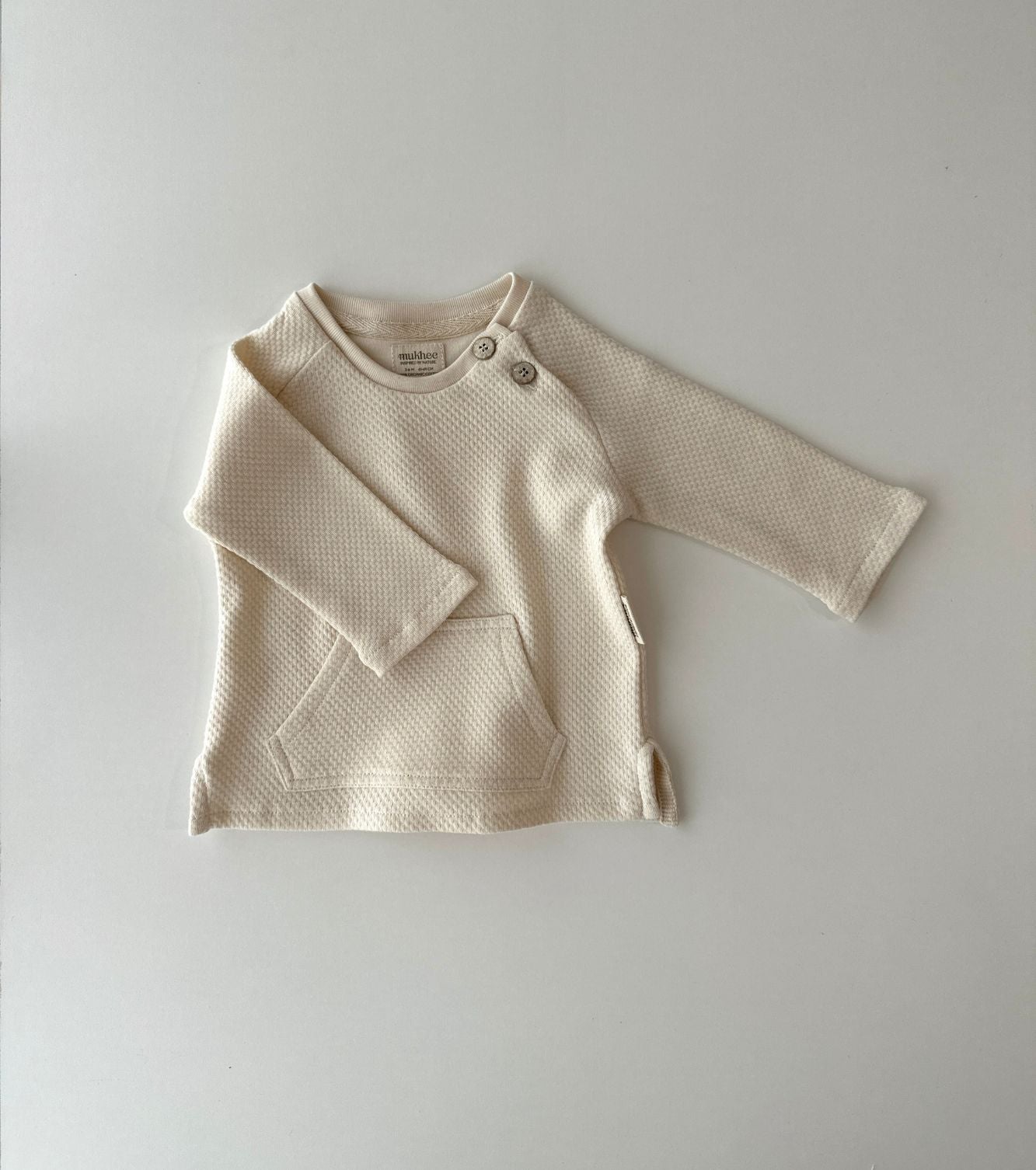 Camiseta en interlock 3D de algodón orgánico | Nimo | Ecru