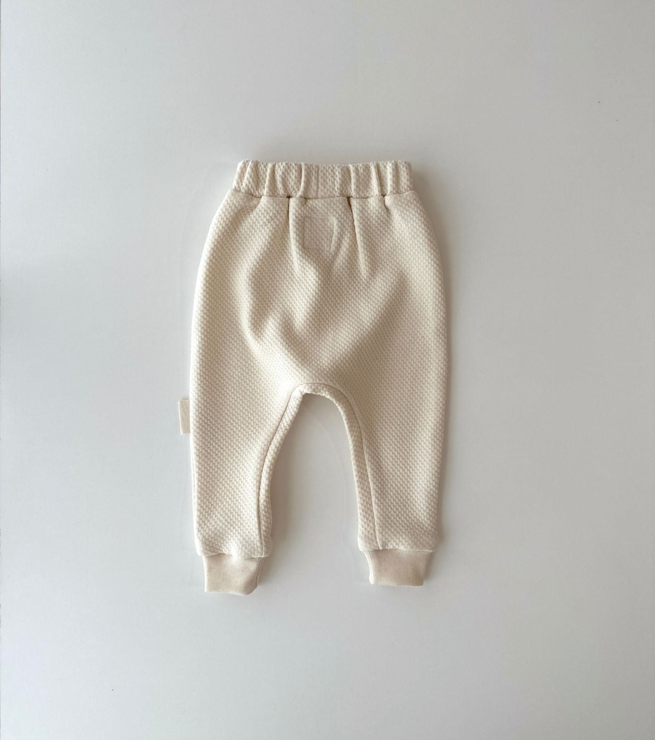 Legging en interlock 3D de algodón orgánico | Nimo | Ecru