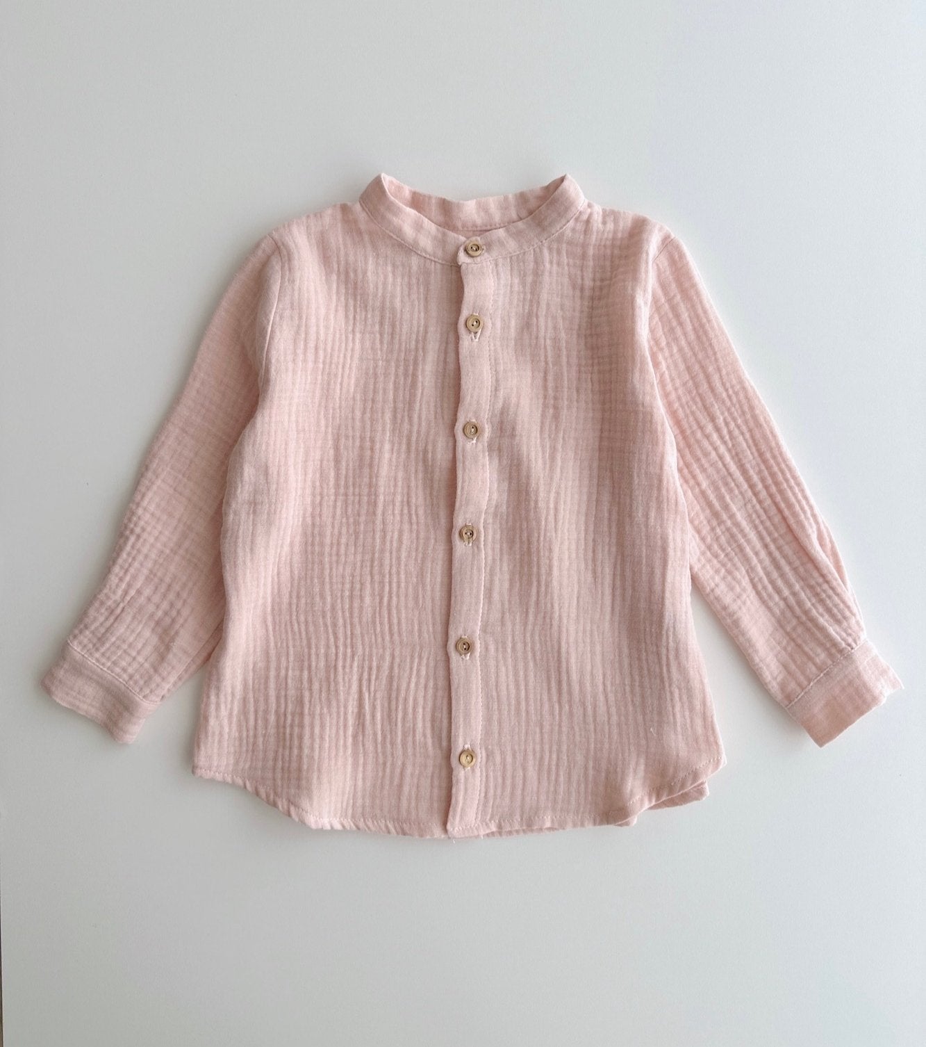 Camisa mao en muselina | Mahón | Melocotón