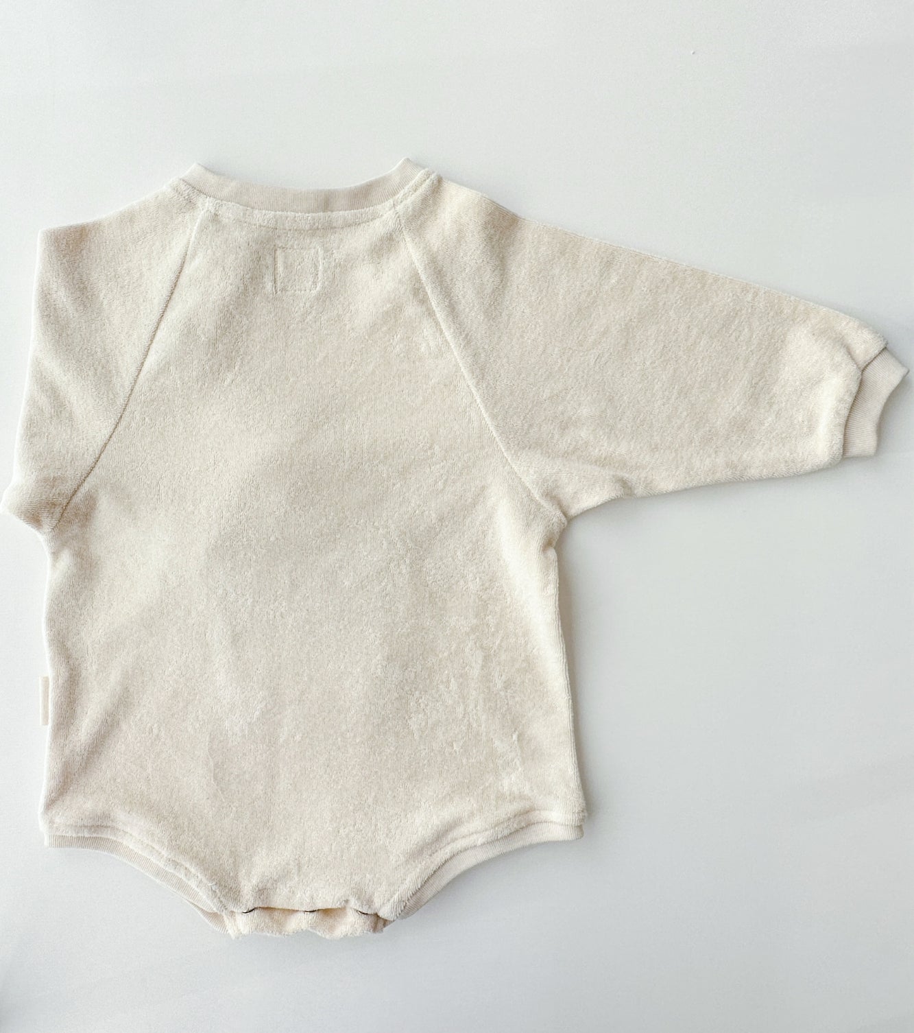 Long romper de algodón orgánico | Taray | Ecru