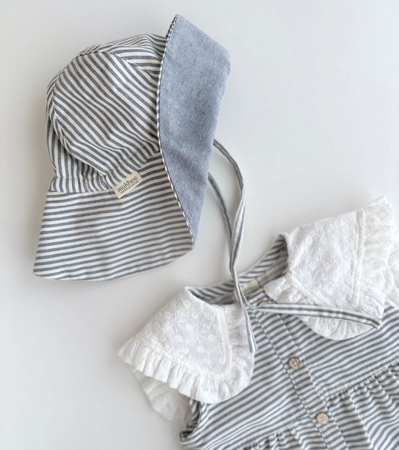 Sombrero ala | Balmaseda | Denim Rayas