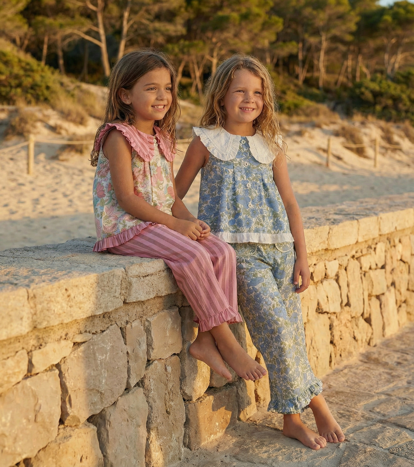 Blusa jaretas | Buganvilla | Flores y Rayas