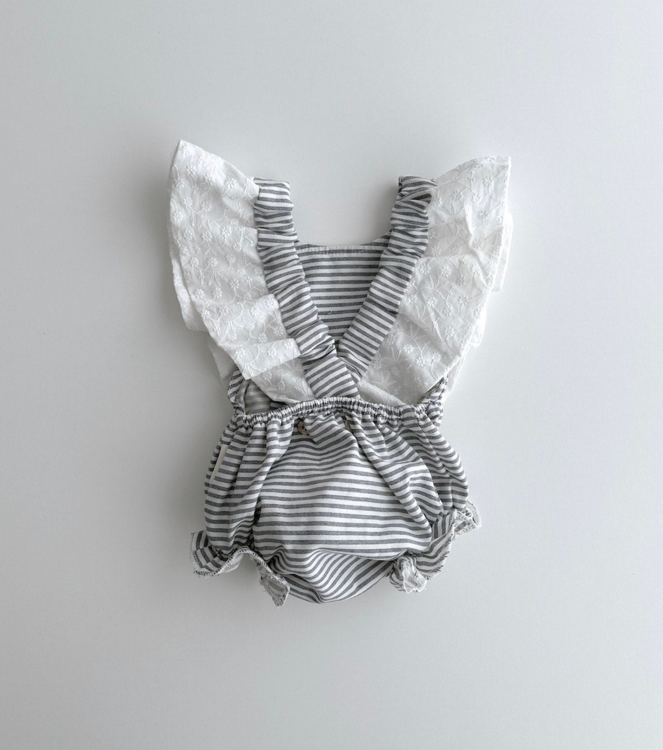 Ranita Volantes Denim | Balmaseda | Denim Rayas