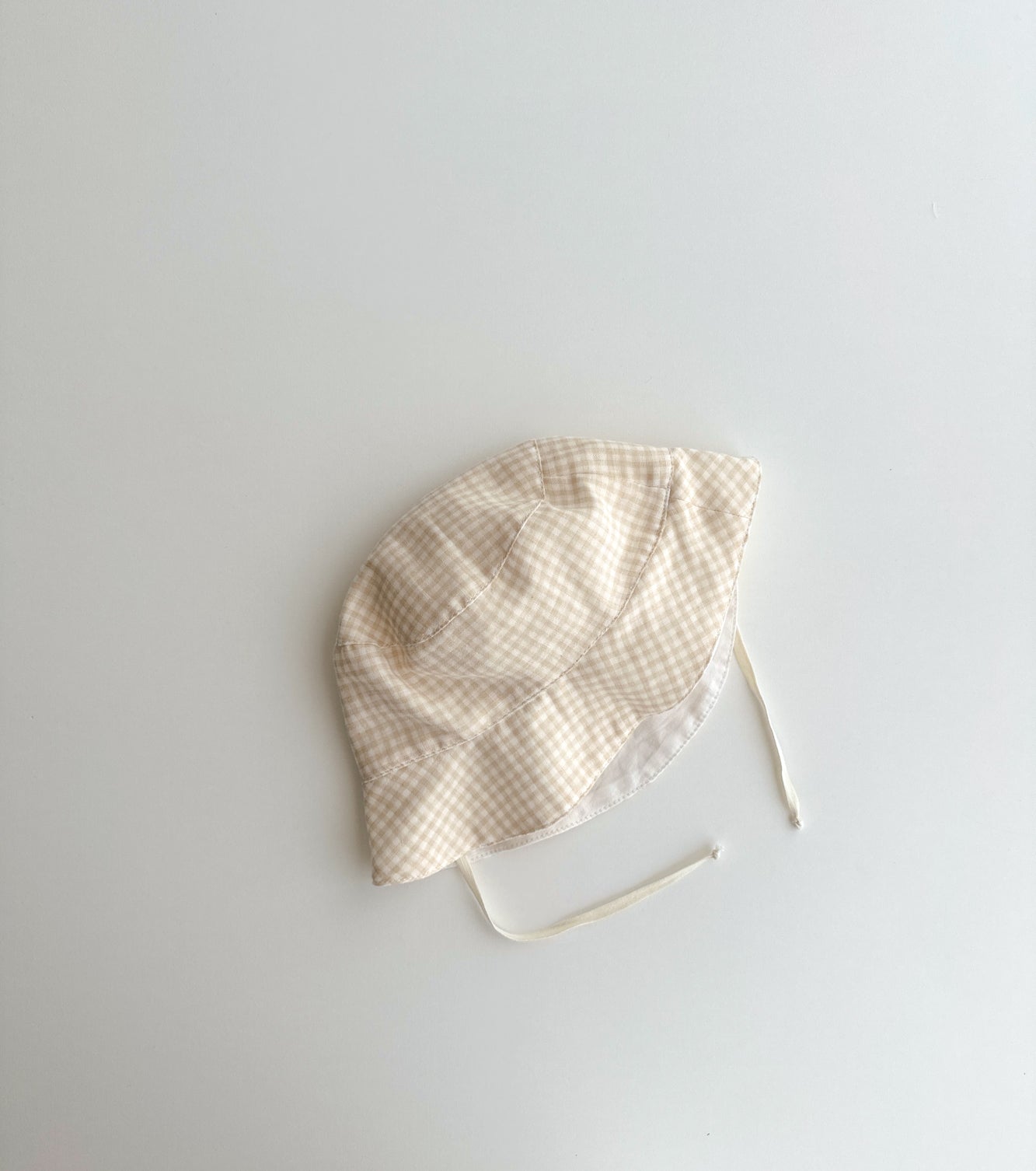 Gorro en muselina de algodón orgánico | Caléndula | Vichy