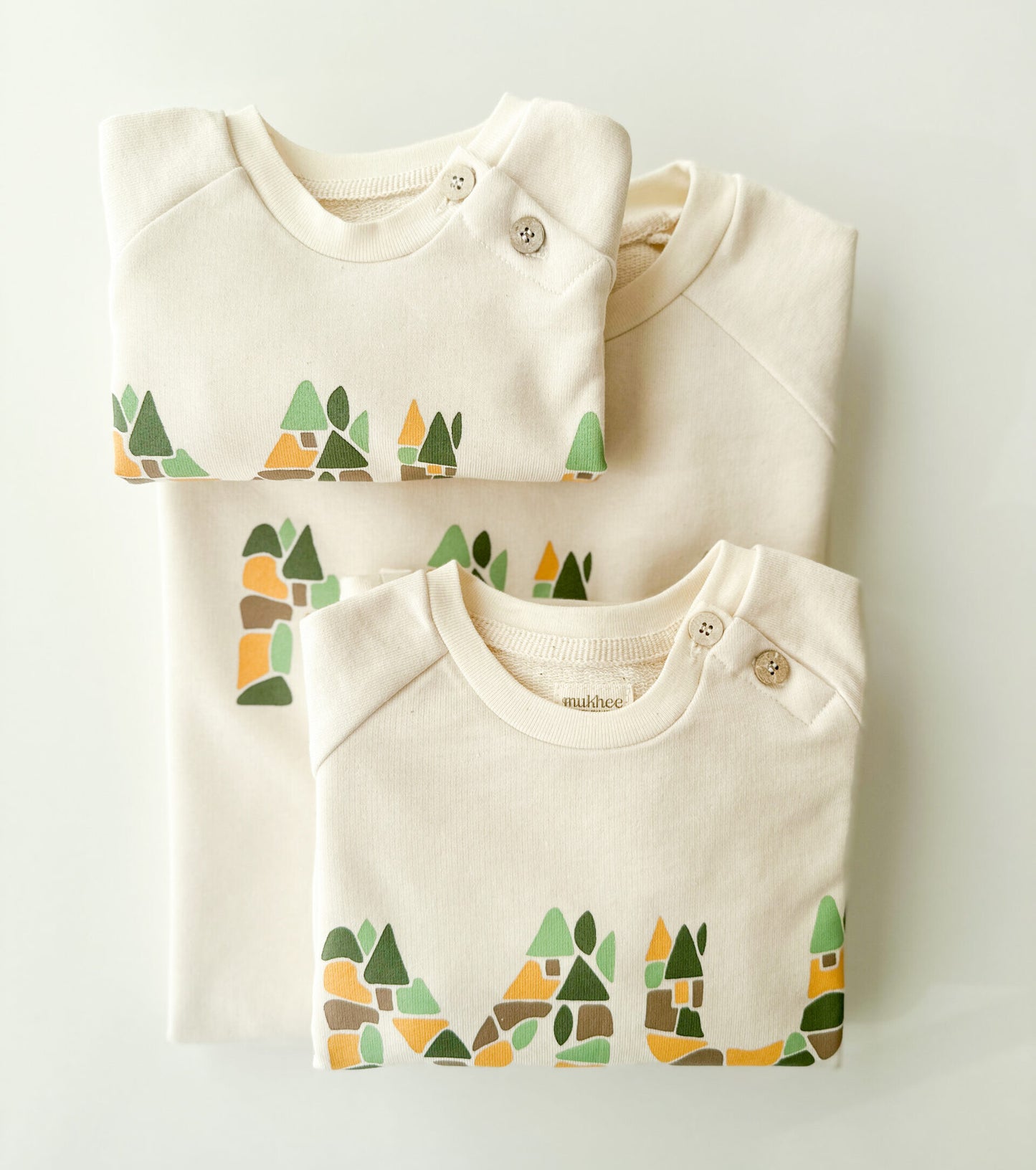 Sudadera de algodón orgánico para bebé | MU | Ecru