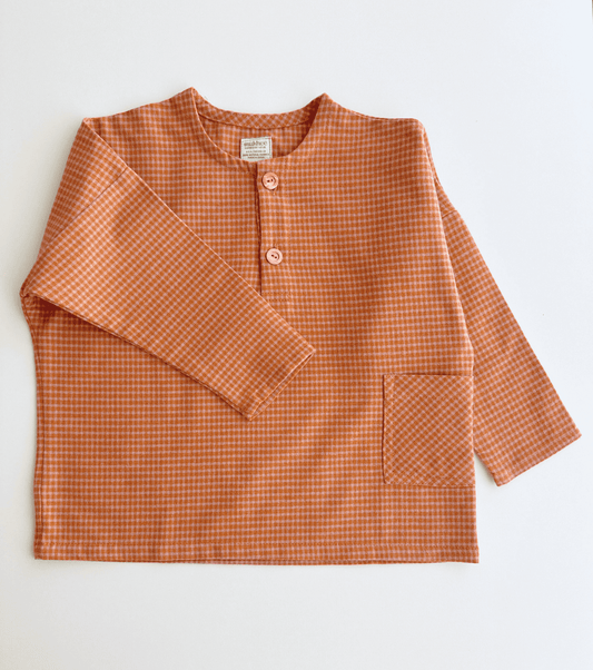 Blouse with gathers | Santillana | Stripes and Flowers