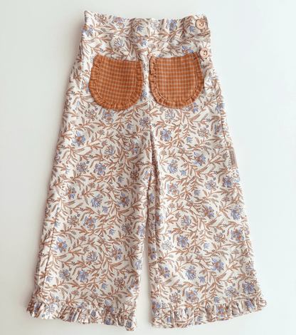 Ruffled pants | Santillana | Stripes and Flowers