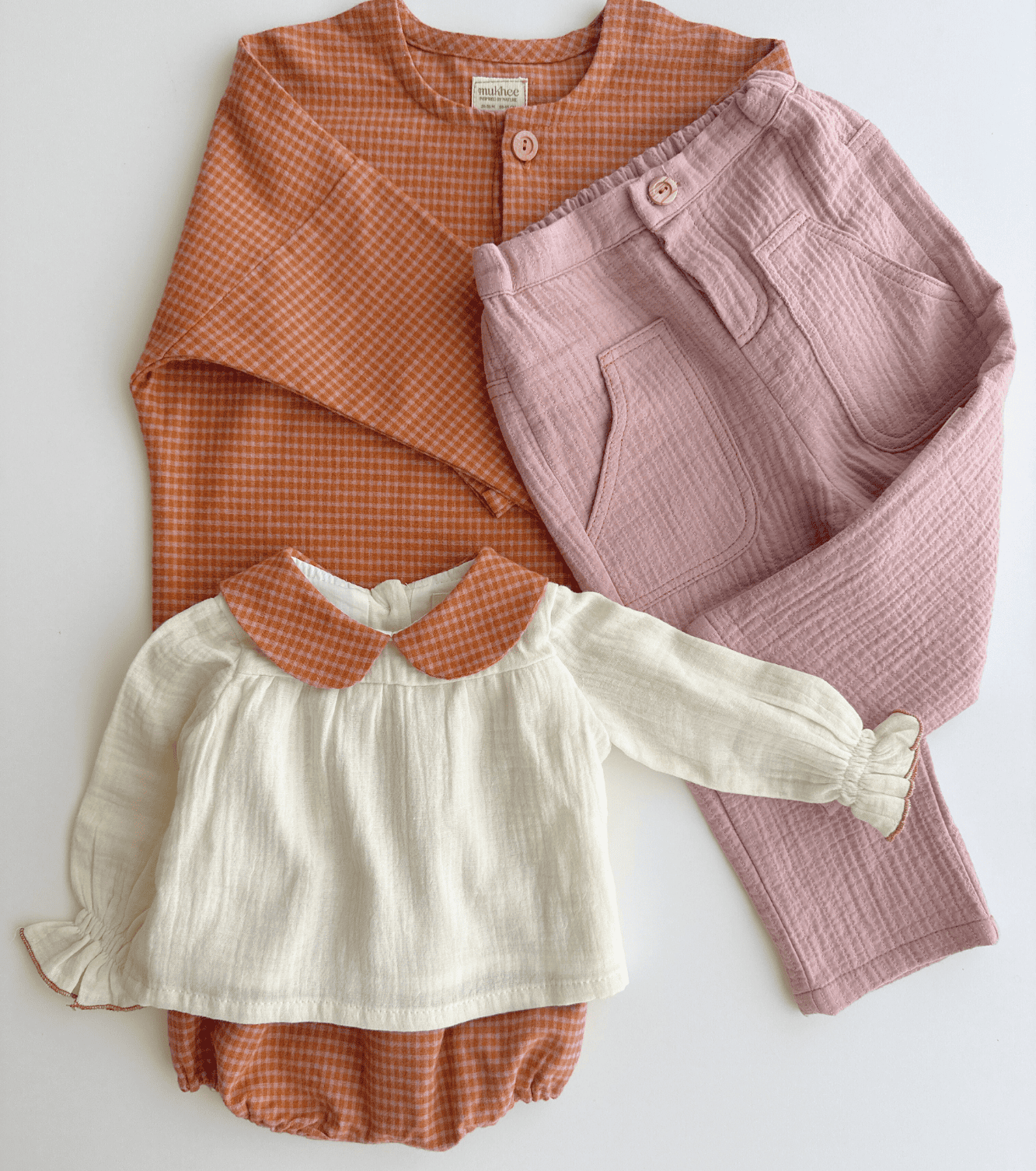 Blouse with gathers | Santillana | Stripes and Flowers