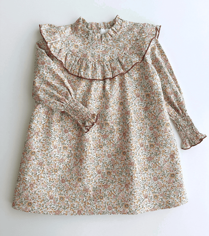 Vestido volantes | Savia | Flores