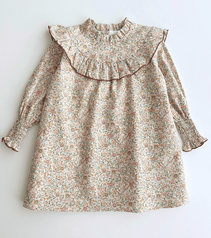 Vestido volantes | Savia | Flores