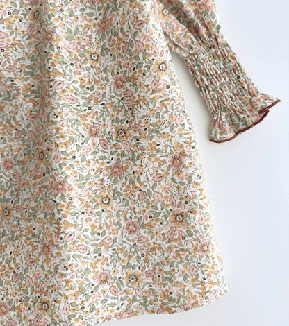 Vestido volantes | Savia | Flores