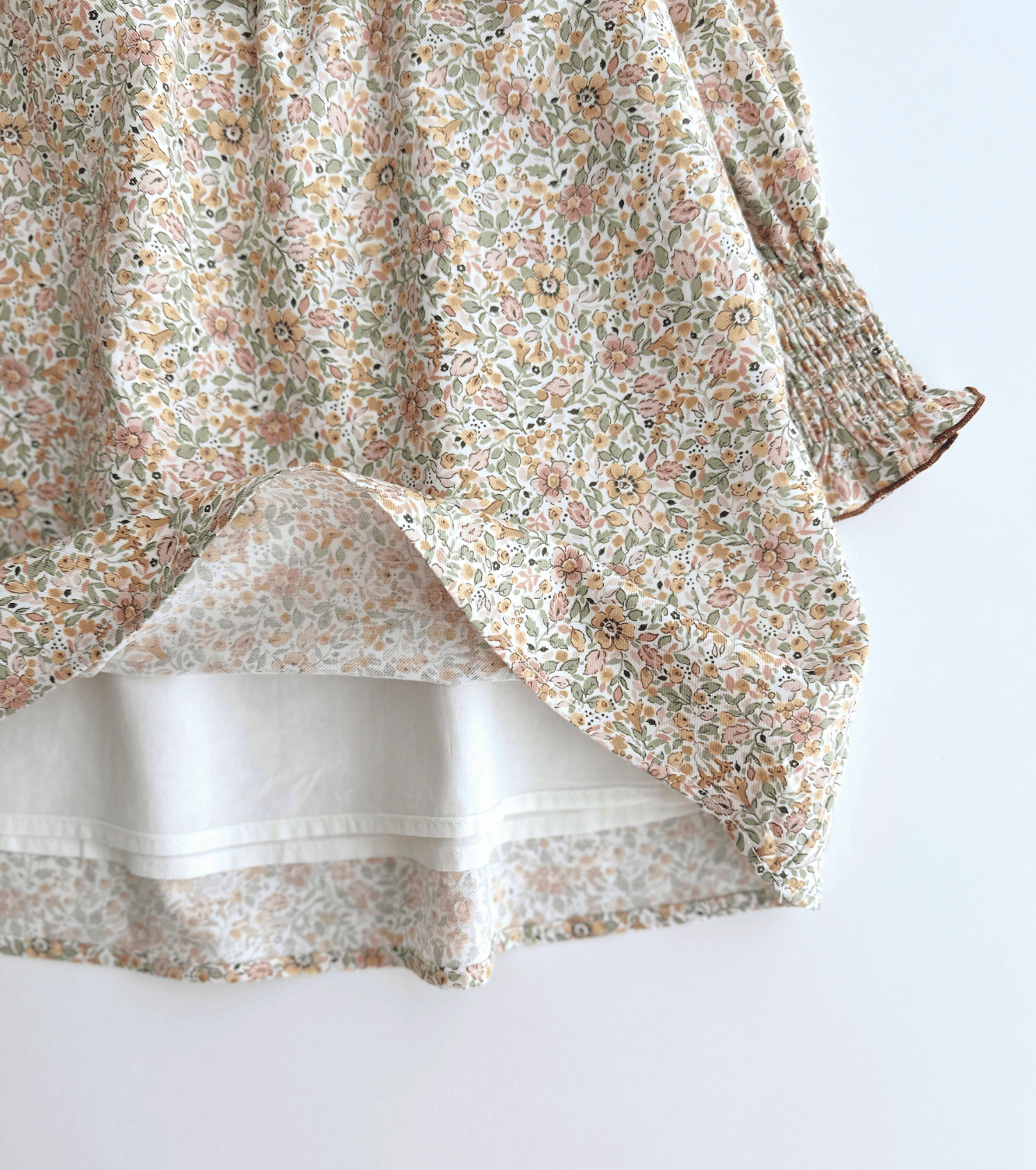 Vestido volantes | Savia | Flores