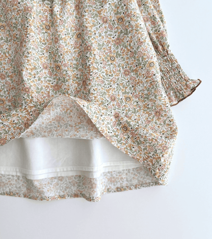 Vestido volantes | Savia | Flores