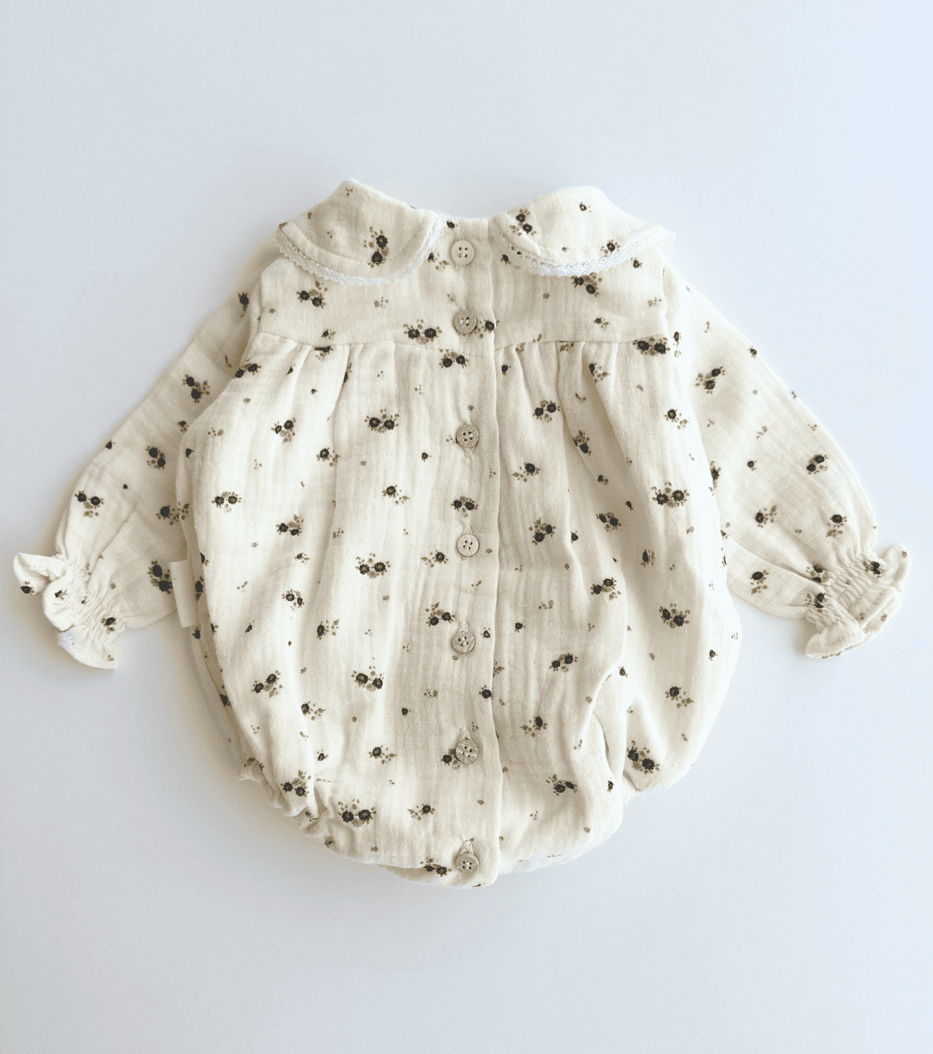 Ranita jaretas cuello bebé | Bruma | Mini flor ceniza