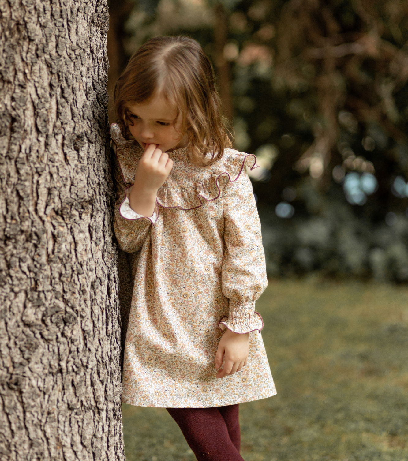 Vestido volantes | Savia | Flores