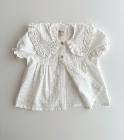 Organic cotton gingham romper | Cinnamon | Cinnamon Vichy