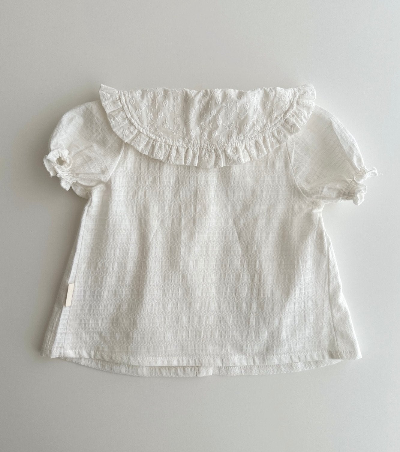 Organic cotton gingham romper | Cinnamon | Cinnamon Vichy