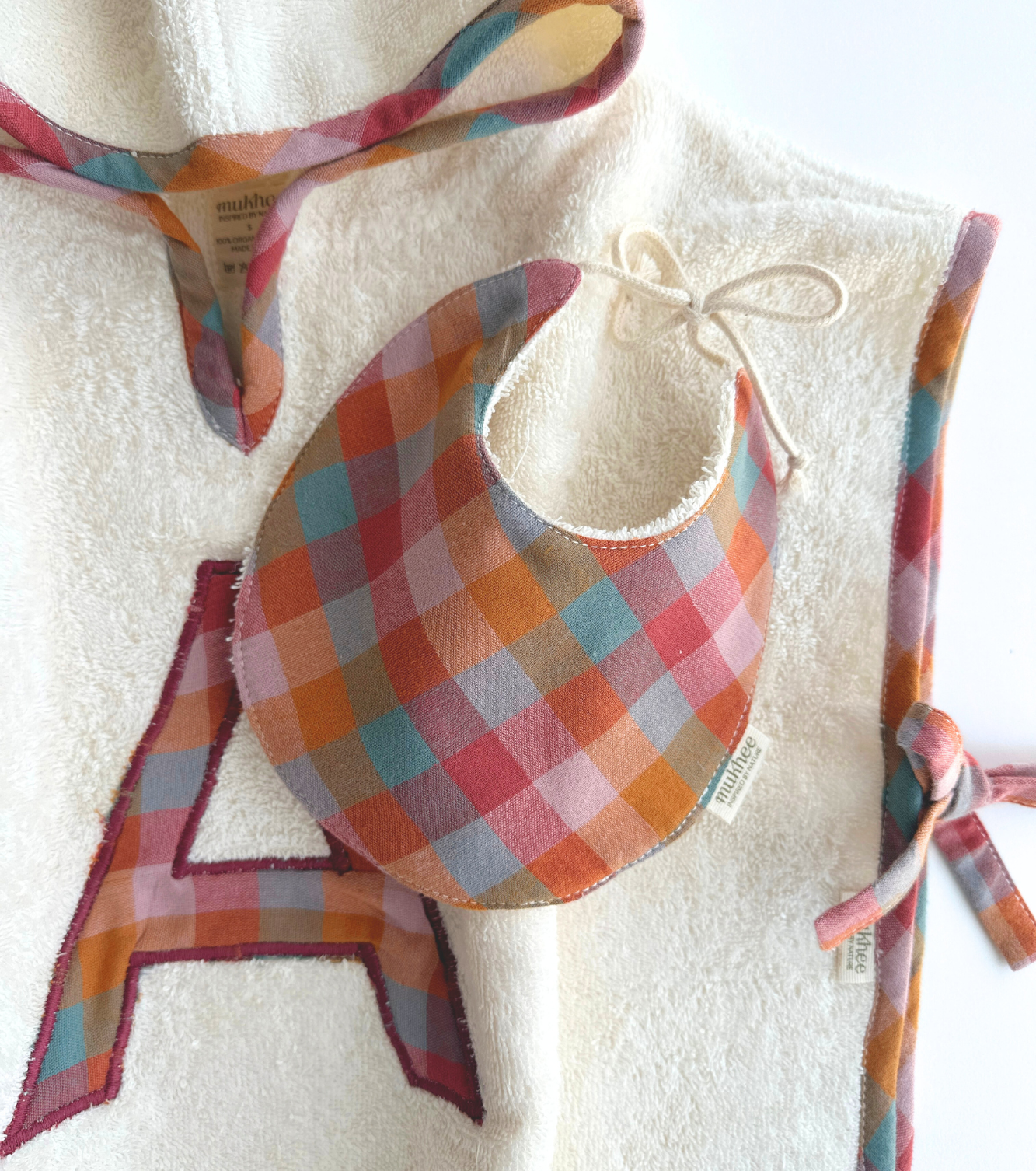 Poncho toalla Personalizado | Corteza | Cuadros