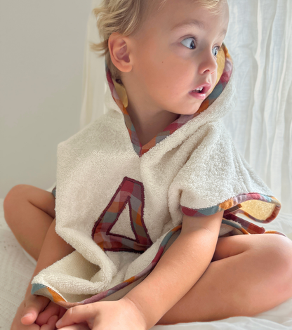 Poncho toalla Personalizado | Corteza | Cuadros