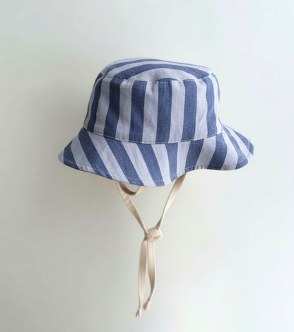 Gorro bucket rayas | Marea Azul | Rayas azules