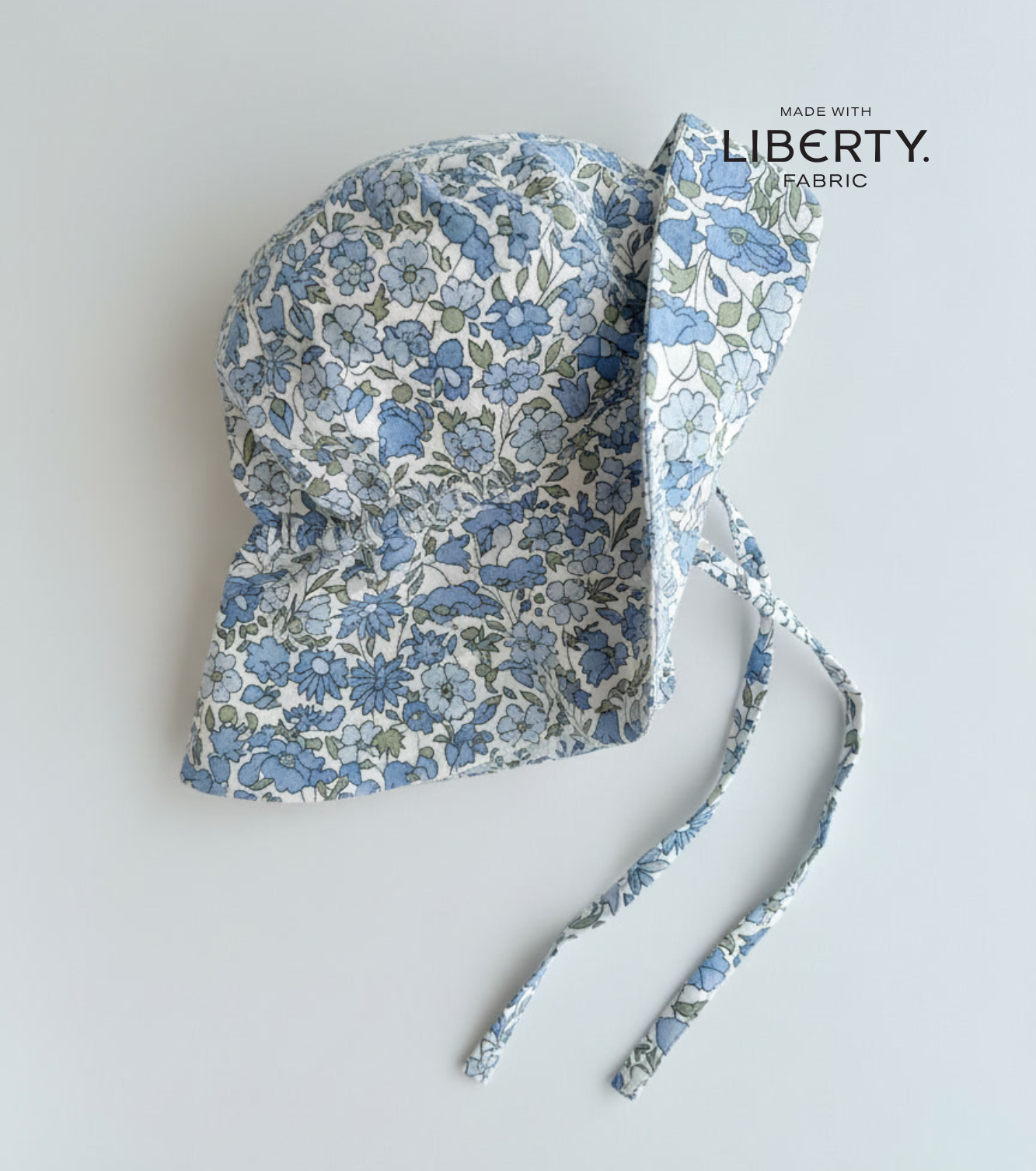 Sombrero ala flores | Nomeolvides | Flores azul