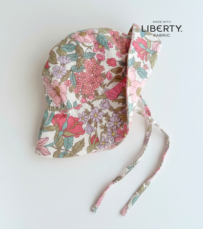 Sombrero ala flores | Buganvilla | Flores rosas