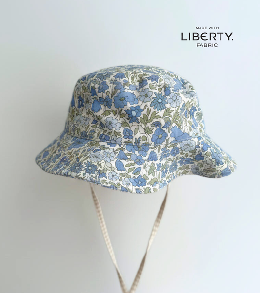 Gorro bucket flores | Nomeolvides | Flores azul