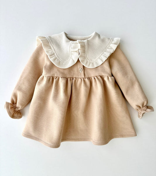 Organic cotton dress | Linden | Sand