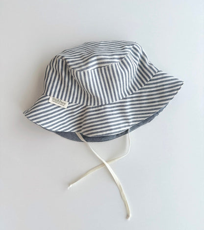 Gorro Bucket | Balmaseda | Denim Rayas