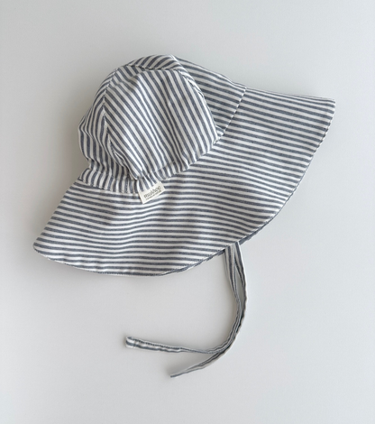 Chapeau à bords | Balmaseda | Denim rayé
