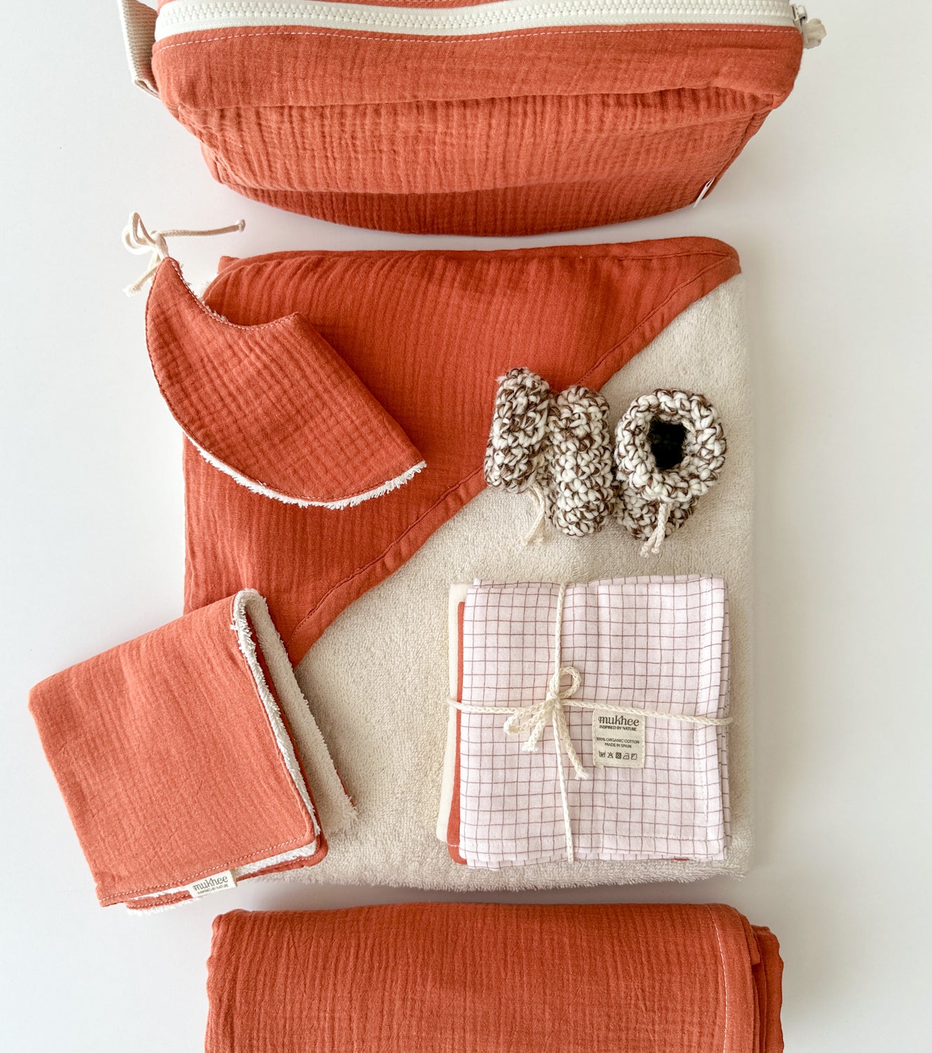 2-Pack Organic Cotton Muslin | Various Colors