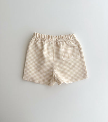 Organic cotton muslin Bermuda shorts | Calendula | Vichy
