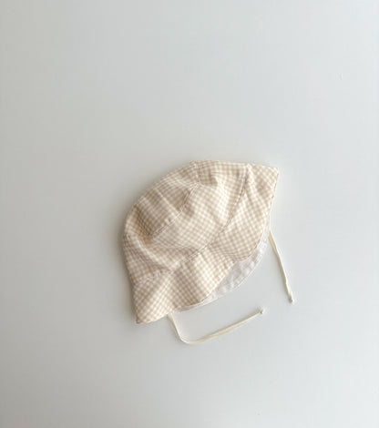 Organic cotton muslin hat | Calendula | Vichy