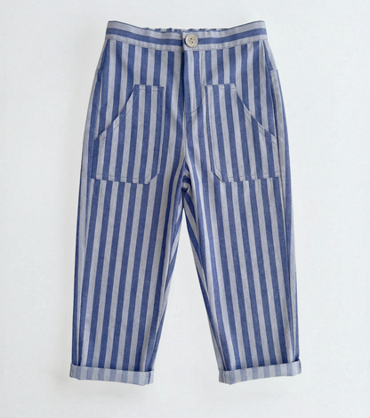 Pantalón baggy | Marea Azul | Rayas azules