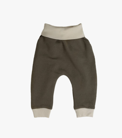 Pantalón de algodón orgánico Tilo | Verde oliva