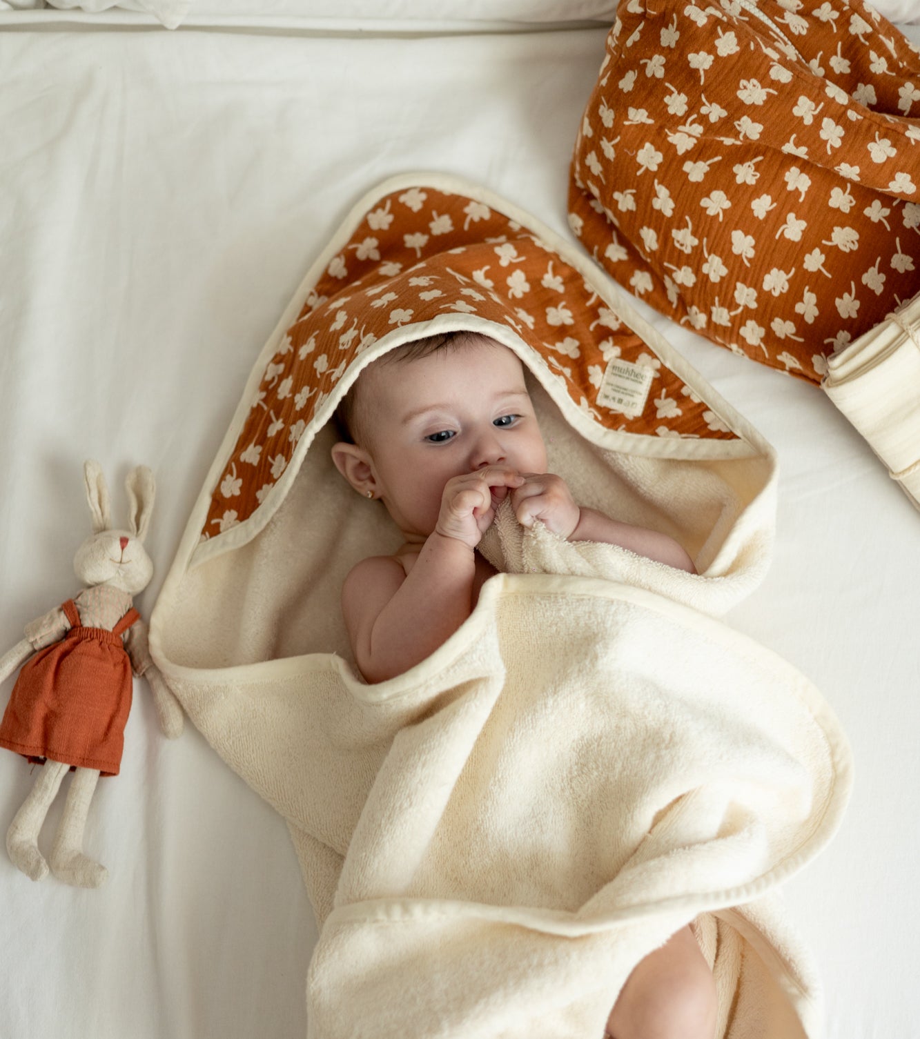 Organic cotton cape towel | Various colors