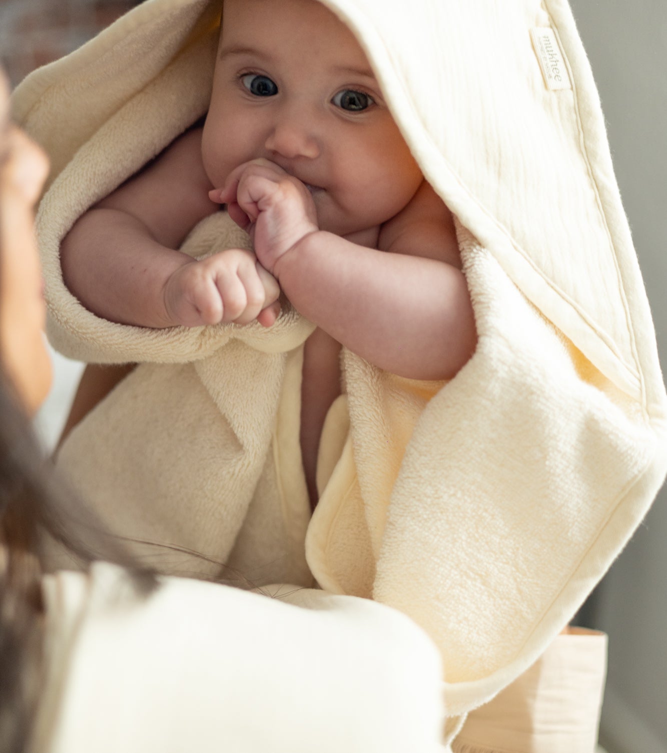Organic cotton cape towel | Various colors