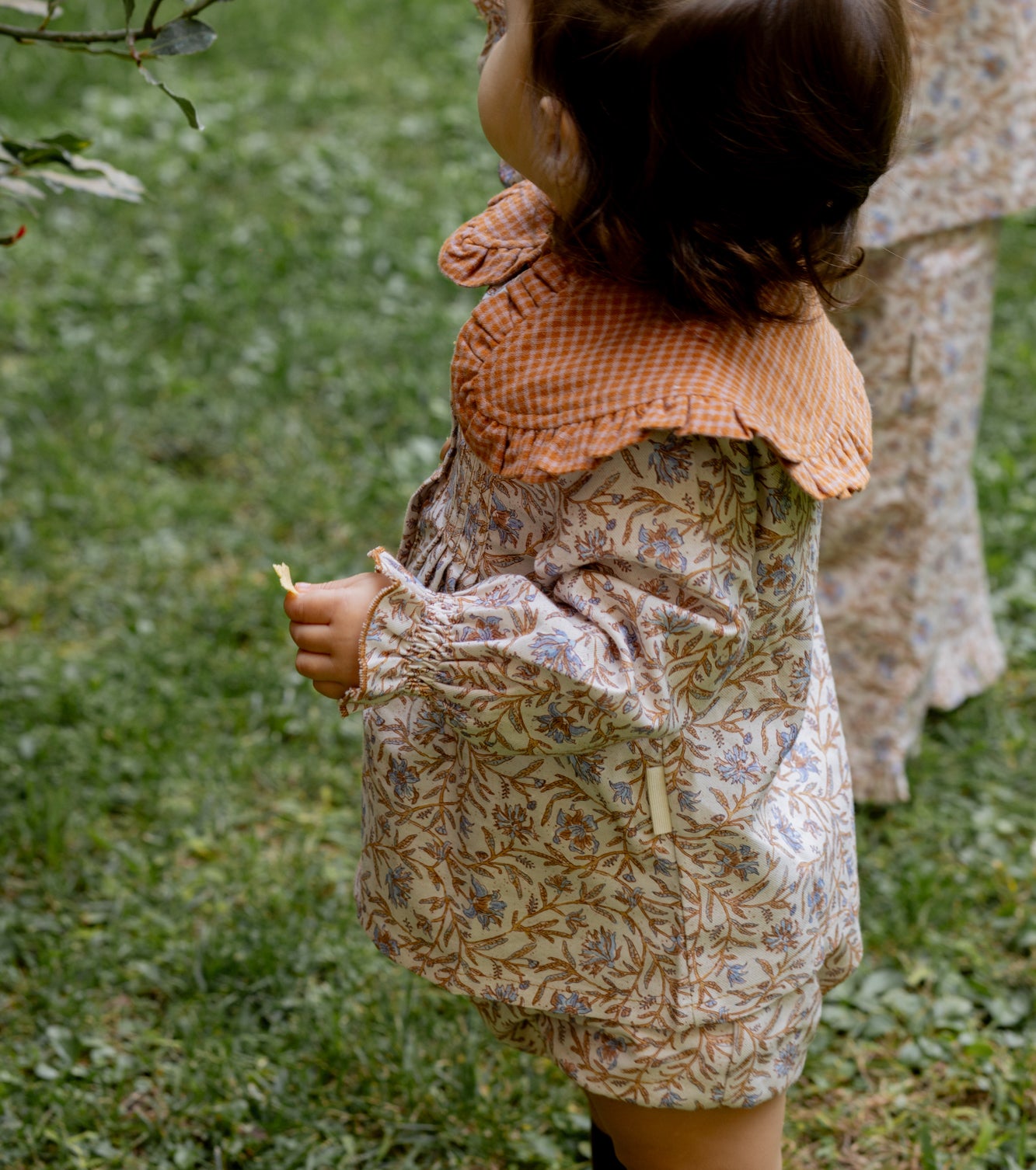 Blouse with gathers | Santillana | Stripes and Flowers