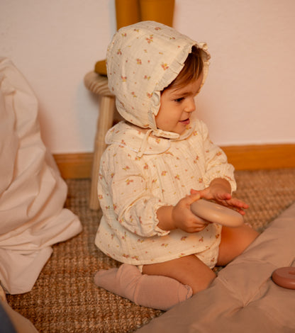 Capota volante | Bruma | Mini flores rosas