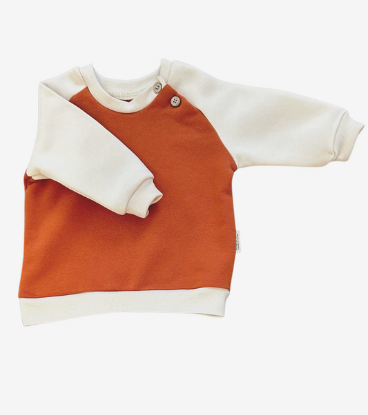 Sudadera de algodón orgánico Tilo | Arcilla