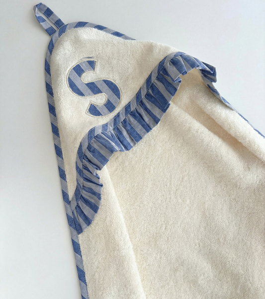 Toalla Capa Personalizada | Marea | Rayas azules