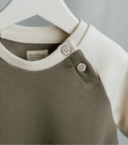 Tilo Organic Cotton Sweatshirt | Olive Green