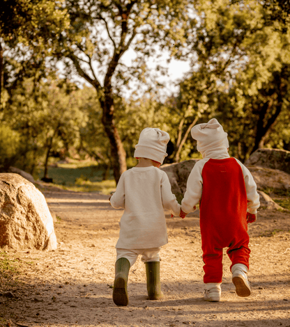 Organic cotton romper | Linden | Clay