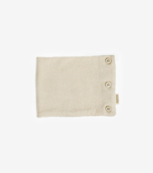Organic cotton terry towelling collar | Taray | Ecru