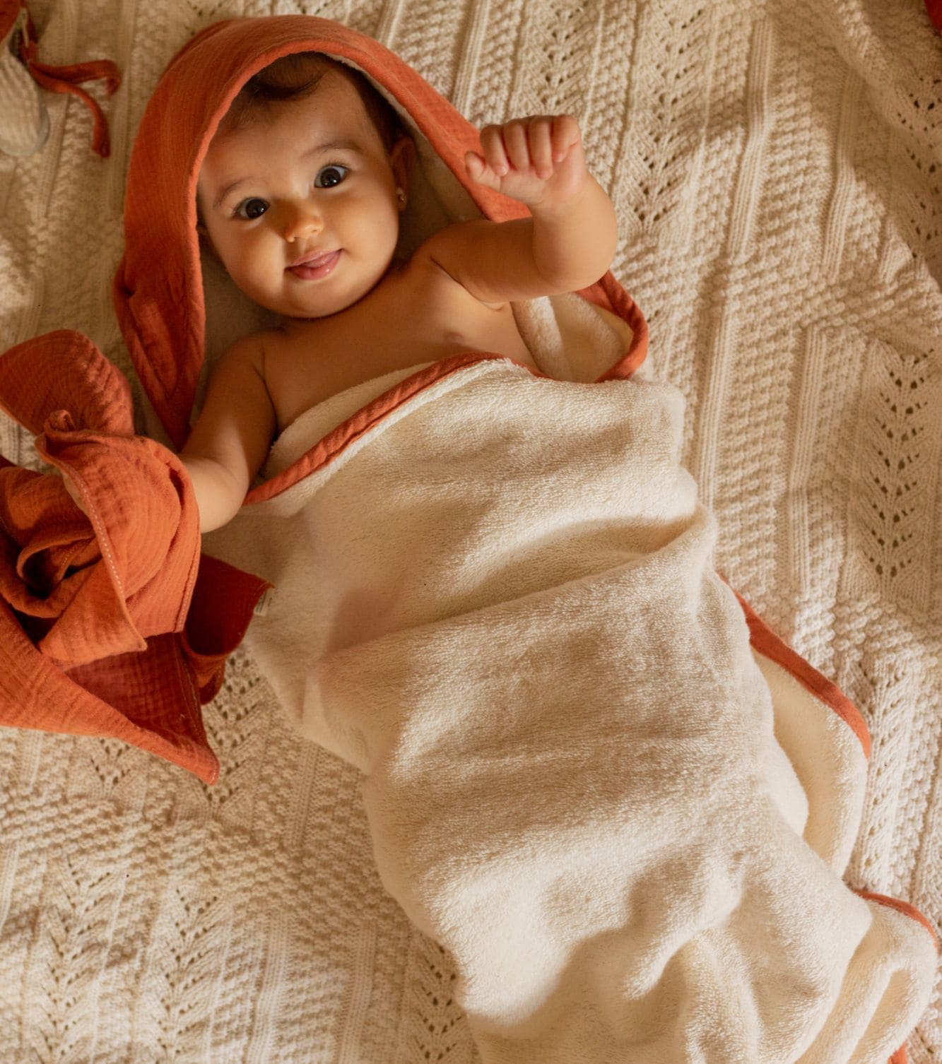Organic cotton cape towel | Various colors
