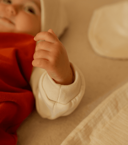 Organic cotton romper | Linden | Clay