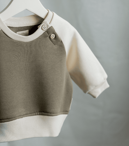 Tilo Organic Cotton Sweatshirt | Olive Green